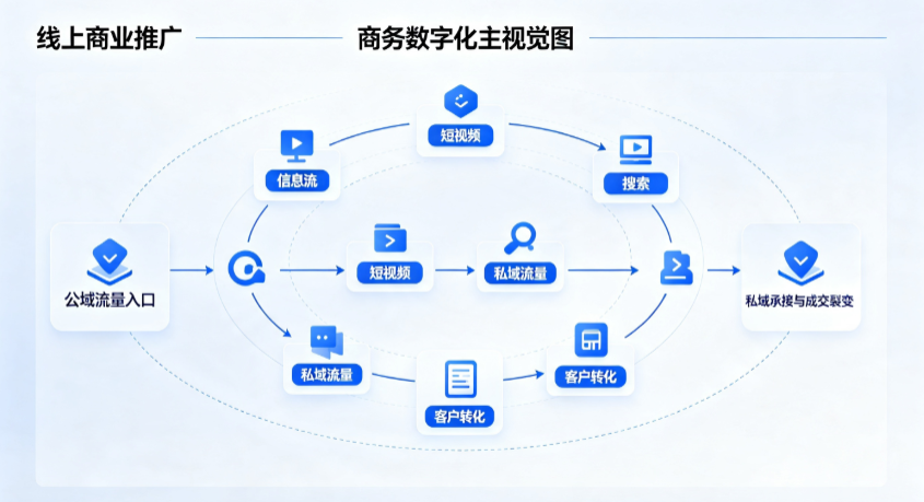 宝应县线上商业推广怎么做？全域流量闭环搭建与低成本转化实战指南